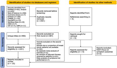 The effectiveness of exercise on the symptoms in breast cancer patients undergoing adjuvant treatment: an umbrella review of systematic reviews and meta-analyses